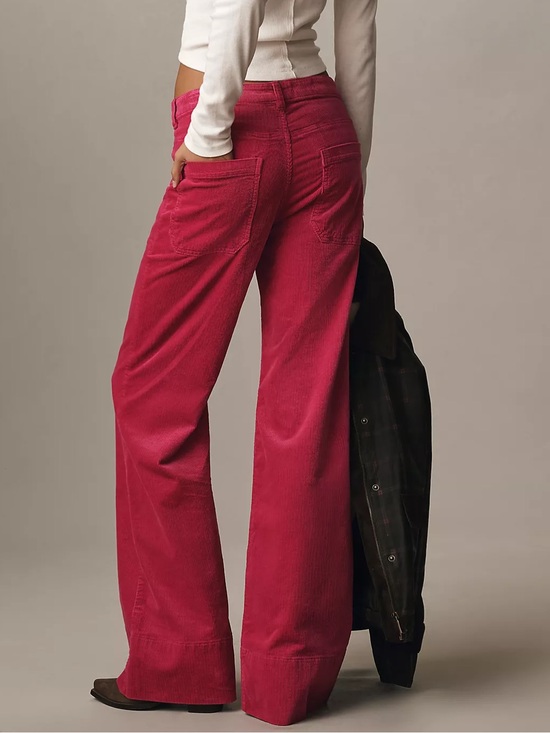 Anthropologie Denim - NWT Size 27 - Rylan Cotton High-Rise Flare Jeans Pilcro: Corduroy (US$ 148)